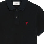 Polo Ami de Coeur in nero 