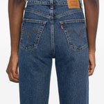 Jeans a gamba dritta robcage in blu 