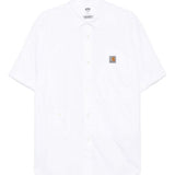 Camicia con logo in bianco Junya Watanabe MAN x Carhartt - uomo 