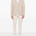 Pantaloni con coulisse in beige chiaro Eleventy - uomo 