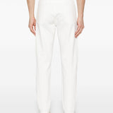 Jeans a gamba dritta in bianco Brunello cucinelli - uomo 