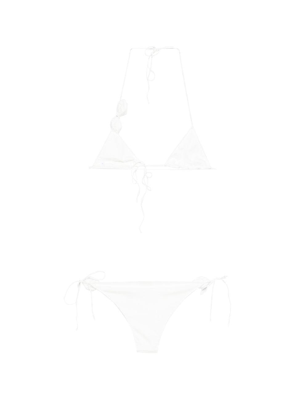 Completo bikini rosa da sposa in bianco Oséree - donna 