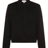 Giacca di lana con tasche sul petto in nero Lardini - uomo 