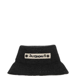 Cappello bucket intrecciato le bob plage in nero Jacquemus - unisex 