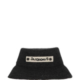 Cappello bucket intrecciato le bob plage in nero Jacquemus - unisex 