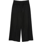 Pantaloni ampi in nero con dettaglio perla simone rocha - donna 