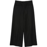 Pantaloni ampi in nero con dettaglio perla simone rocha - donna 