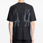 T-shirt in jersey in nero 44 label group - uomo 