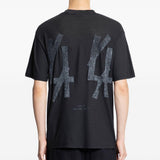 T-shirt in jersey in nero 44 label group - uomo 