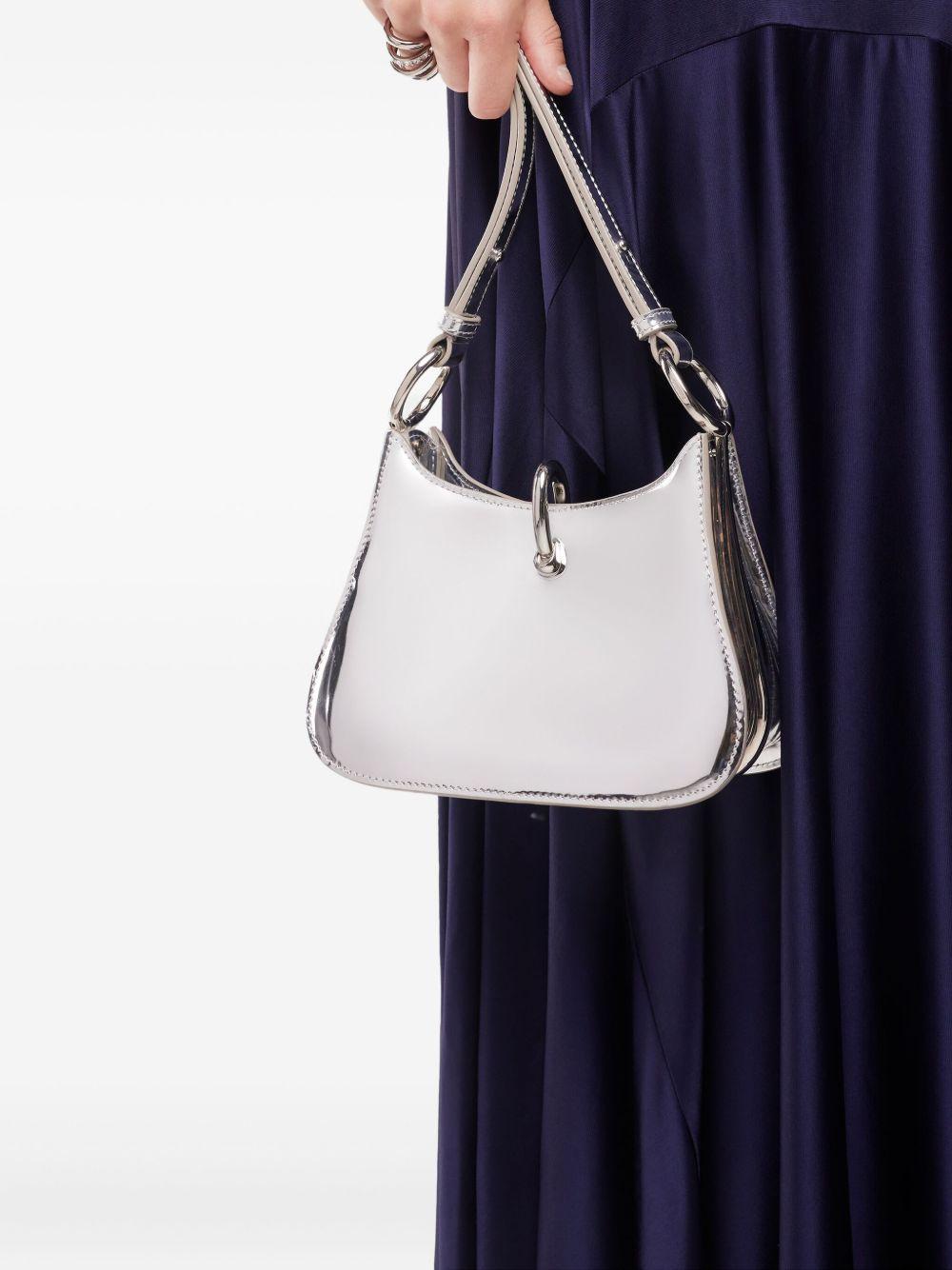 Borsa con dettaglio ad anello in argento Rabanne - donna 
