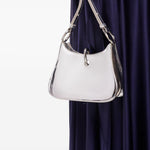Borsa con dettaglio ad anello in argento Rabanne - donna 