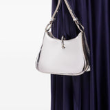 Borsa con dettaglio ad anello in argento Rabanne - donna 