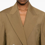 Blazer doppio petto con taschino in marrone Briglia 1949 - donna 