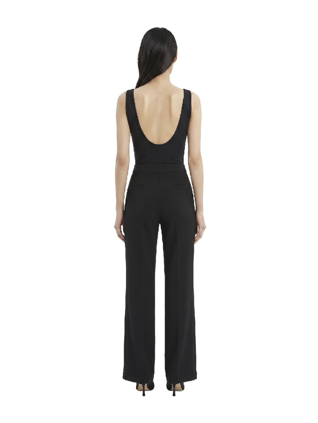 Body opaque con scollatura a u in nero Wardrobe NYC - donna 
