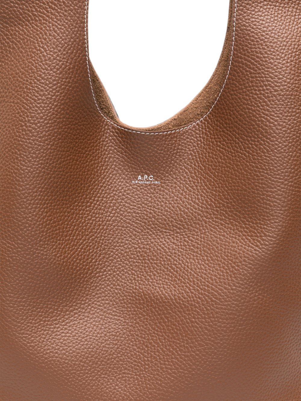 Borsa a spalla pelle marrone 