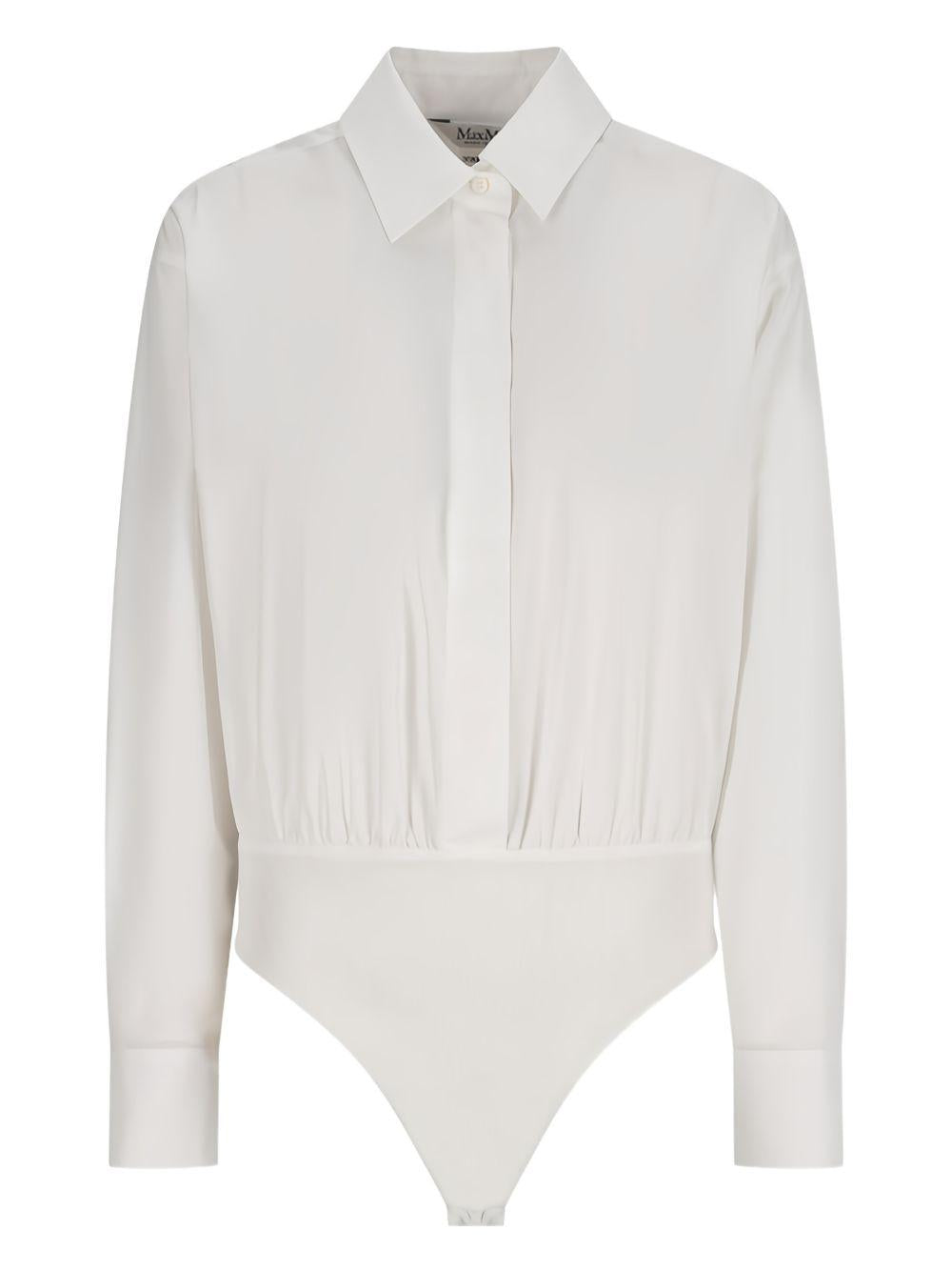 Camicia body in popeline aere in bianco Maxmara - donna 