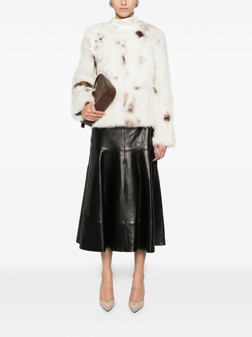 Giacca in shearling hypnotic spot color crema Zimmermann - donna 