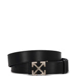 Cintura con motivo Arrow in nero Off white - unisex 