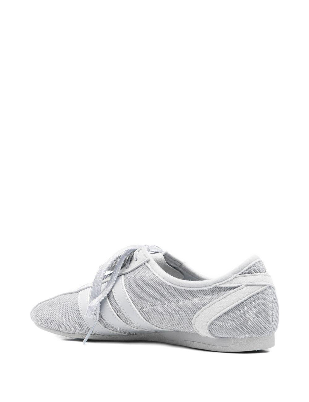 Sneakers con lacci metallizzati in grigio Adidas by stella mc cartney - donna 