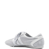 Sneakers con lacci metallizzati in grigio Adidas by stella mc cartney - donna 