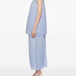 Top a collo alto in celeste Melitta Baumeister - donna 