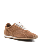 Sneakers Flex in pelle scamosciata in marrone Toteme - donna 