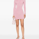 Abito in maglia a collo alto in rosaSelf-portrait - donna 