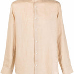 Camicia a maniche lunghe in beige Frescobol carioca - uomo 