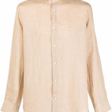 Camicia a maniche lunghe in beige Frescobol carioca - uomo 