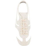 Sneakers allacciate in pelle nappa in bianco  Dries van noten - donna 