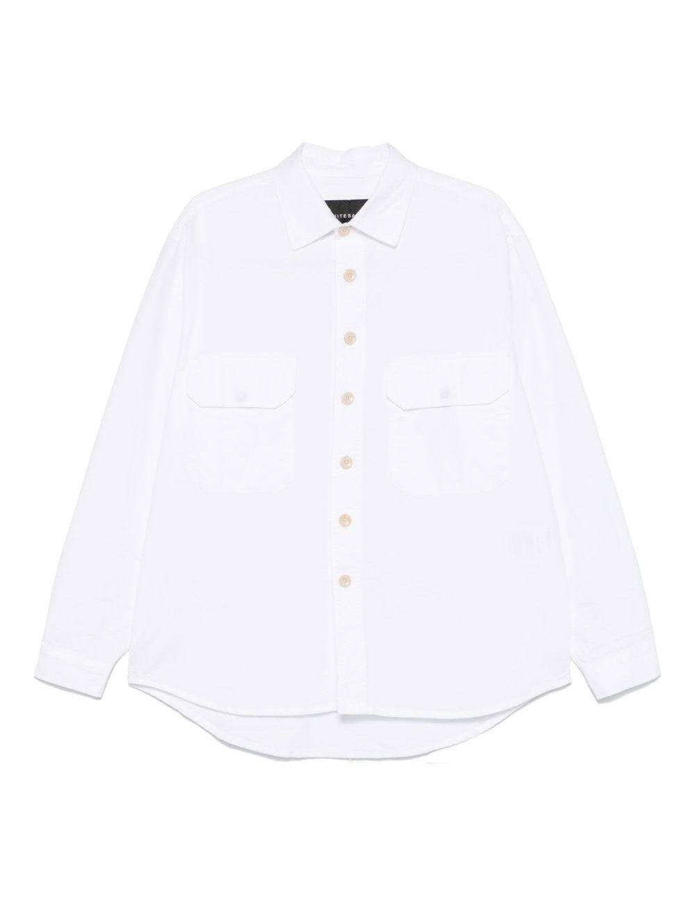 Camicia classica in bianco Whitesand - uomo 
