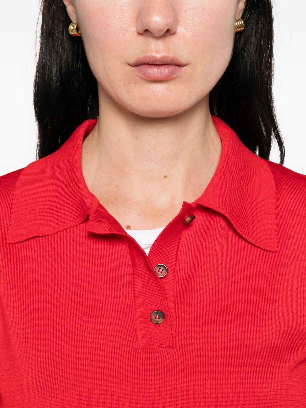 Polo amaniche corte in rosso A.P.C. - donna 