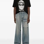 T-shirt Mask Corona in nero Ih nom uh nit - uomo 