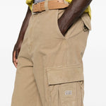 Pantaloni con tasche cargo in beige Erl - unisex 