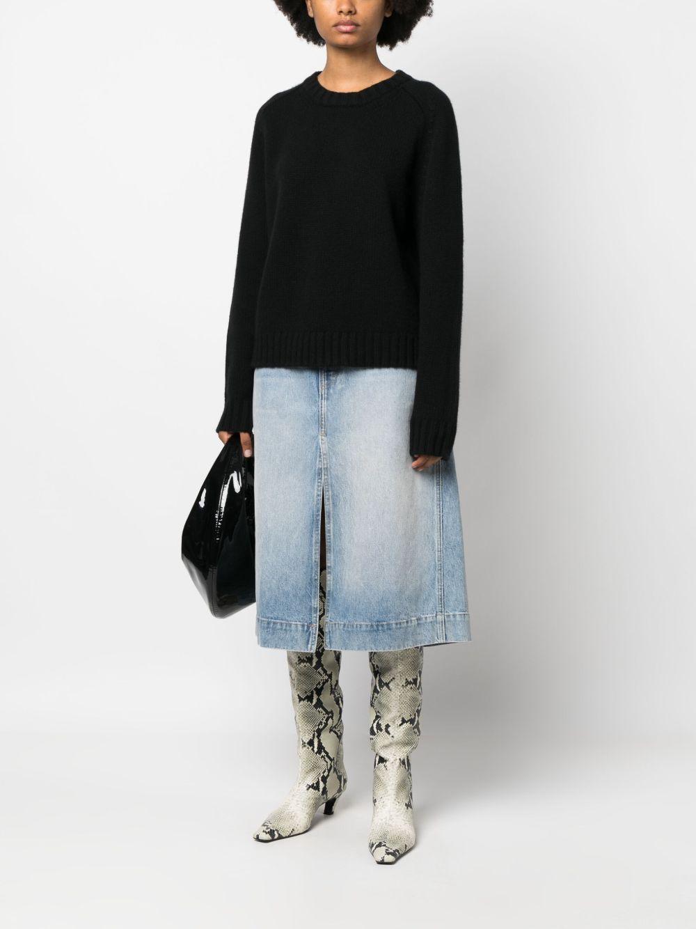 Maglione a girocollo mae in nero Khaite - donna 