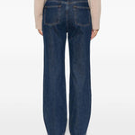 Jeans dritti in blu Loulou de saison - donna 