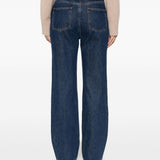 Jeans dritti in blu Loulou de saison - donna 