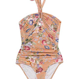 Costume da bagno Patience intero pesca Zimmermann - donna 