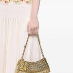Borsa a spalla 1969 gold metal in oro Rabanne - donna 