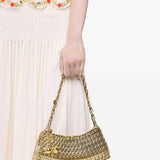 Borsa a spalla 1969 gold metal in oro Rabanne - donna 