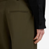 Pantaloni dritti in verde militare Marni - uomo 