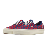 Sneakers LX Authentic 44 EK Punk Check in rosso e blu Vans - unisex 