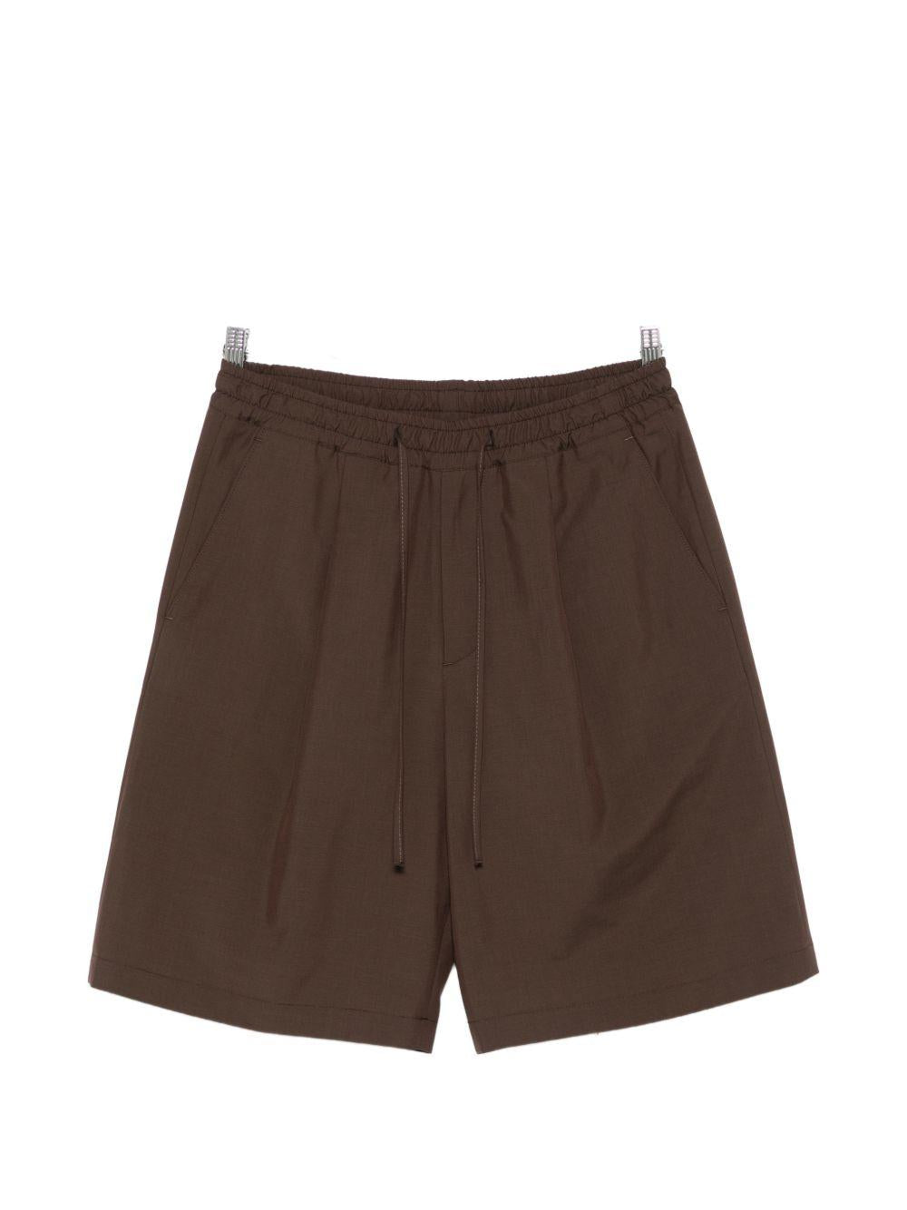 Shorts con coulisse in marrone Grayed - uomo 