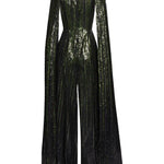 Tuta Intera Con Paillettes in nero Elie saab - donna 