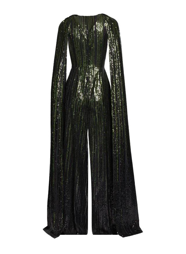 Tuta Intera Con Paillettes in nero Elie saab - donna 