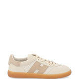 Sneakers con logo in beige chiaro Hogan - donna 
