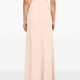 Abito lungo reverie con cristalli in rosa Jenny packham - donna 