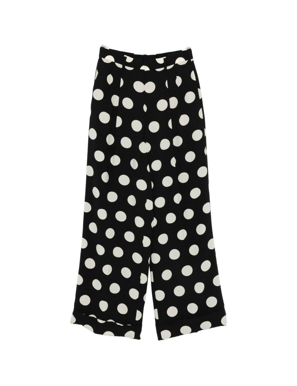 Pantaloni a pois in nero Junya watanabe - donna 