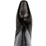 Stivali goffrati con effetto coccodrillo in marrone Toteme - donna 