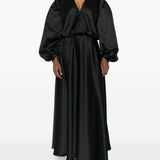 Gonna con trama a rilievo in nero Forte forte - donna 